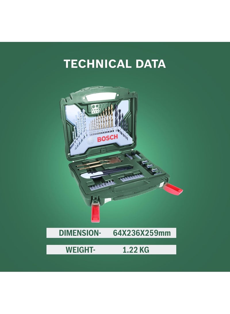 Bosch Set of Drill Bits, 50 Pieces, 2607019327 - Image 2