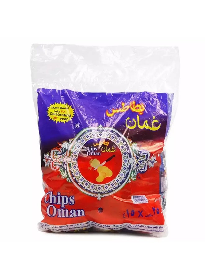 رقائق الخضار عمان 25x15 جرام