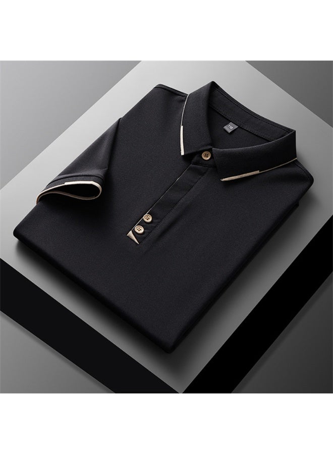 High-end new men’s luxury casual/business/team wear polo shirt in a plain color.