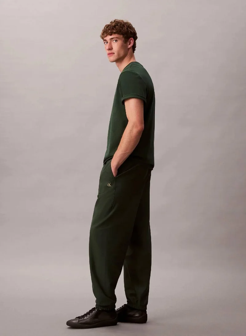 Calvin Klein Jeans Sycamore Cotton Terry Monogram Joggers for Men | Best Price UAE