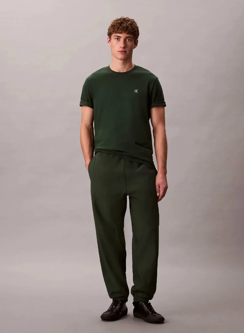 Calvin Klein Jeans Sycamore Cotton Terry Monogram Joggers for Men | Best Price UAE