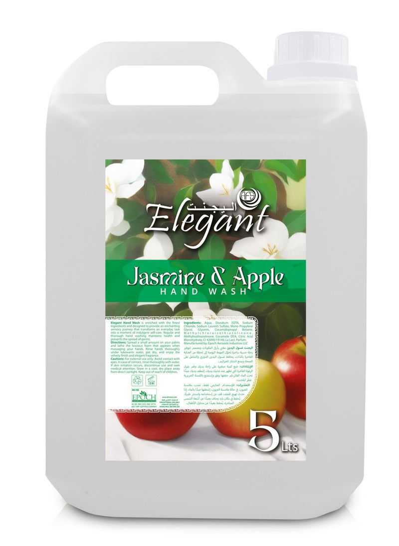 Elegant Jasmine and Apple HandWash Refill 5 Liter  - Image 1