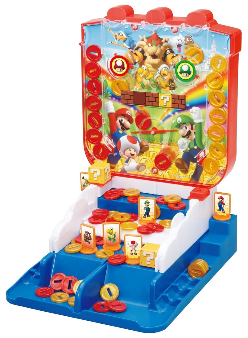 Epoch Games Super Mario Lucky Coin Game, Tabletop Skill and Action Game - Image 1