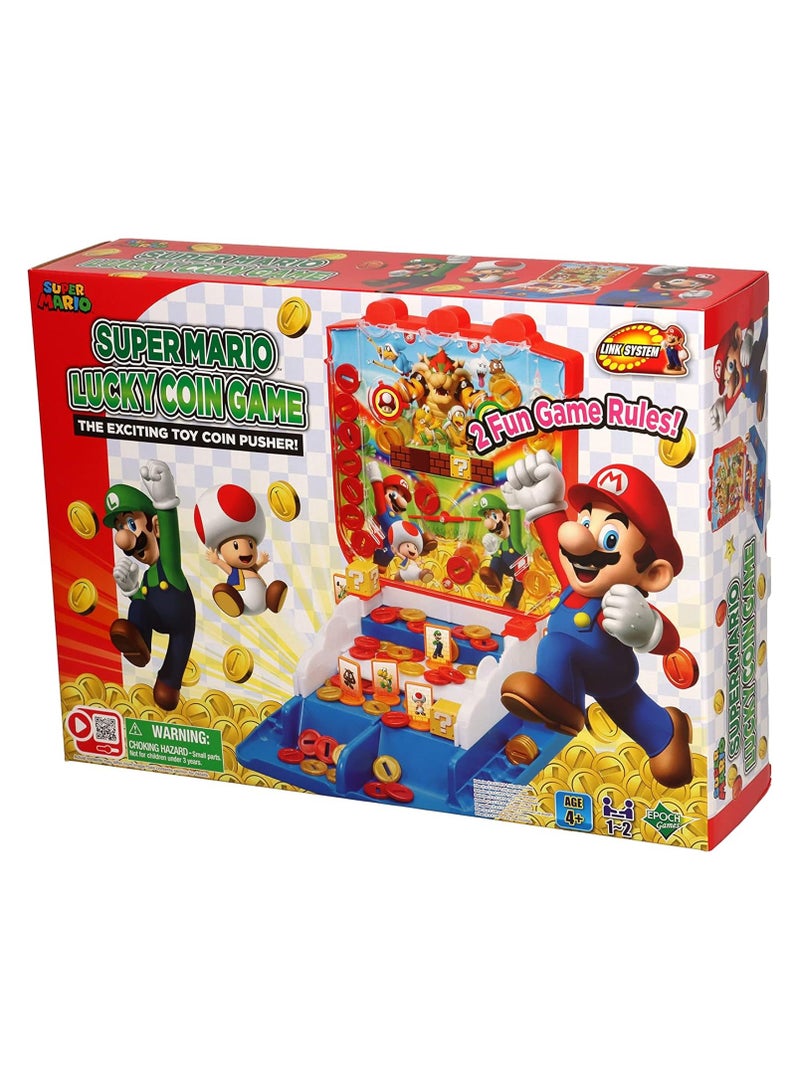 Epoch Games Super Mario Lucky Coin Game, Tabletop Skill and Action Game - Image 2