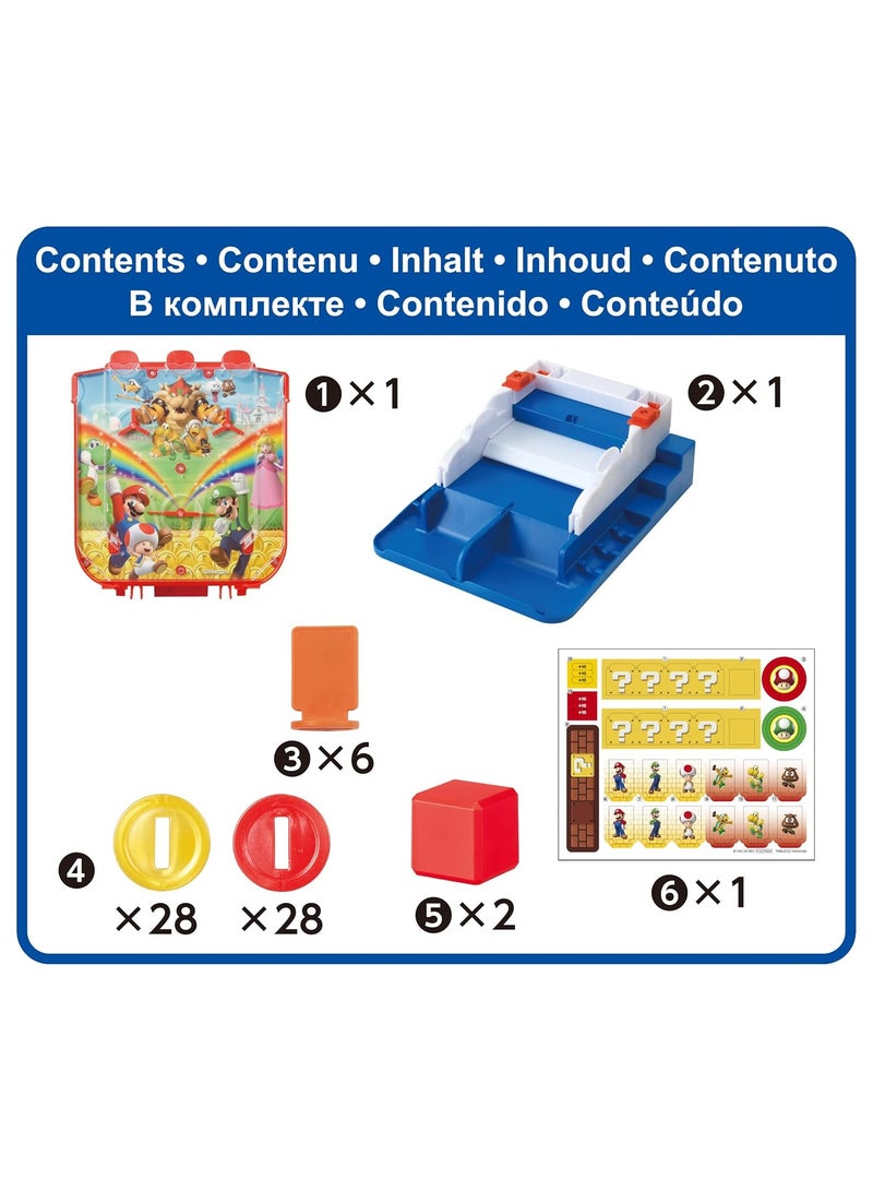 Epoch Games Super Mario Lucky Coin Game, Tabletop Skill and Action Game - Image 3