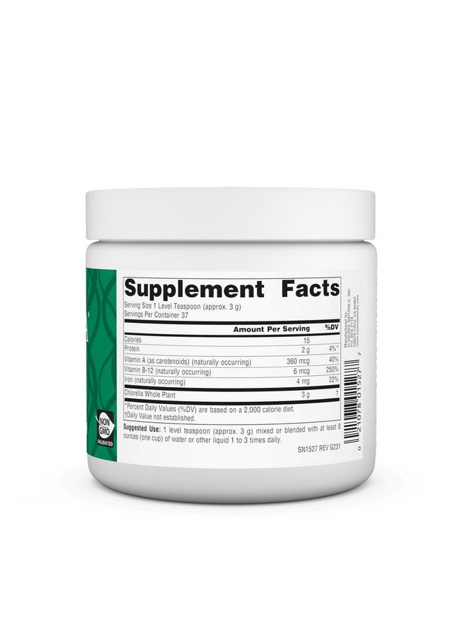 Source Naturals Chlorella from Yaeyama, a Source of Vegetarian Vitamin B-12, Non GMO Dietary Supplement - 4 oz Powder - Image 3