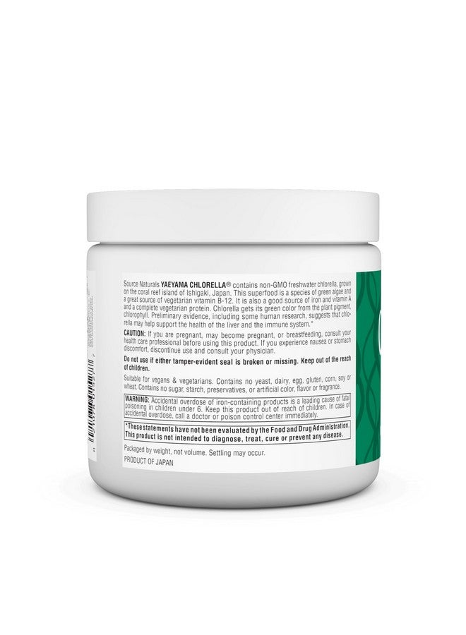 Source Naturals Chlorella from Yaeyama, a Source of Vegetarian Vitamin B-12, Non GMO Dietary Supplement - 4 oz Powder - Image 2