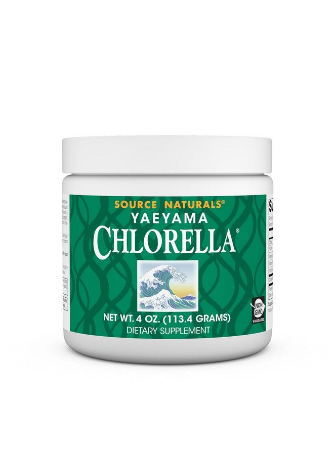 Source Naturals Chlorella from Yaeyama, a Source of Vegetarian Vitamin B-12, Non GMO Dietary Supplement - 4 oz Powder - Image 1