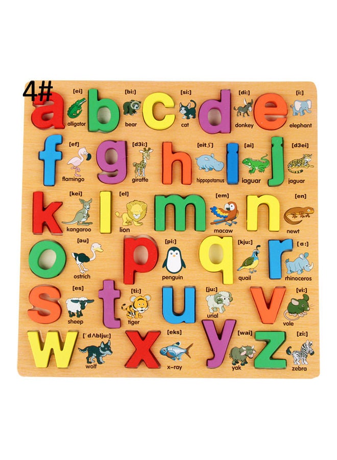 لوح أحجيات قطع تركيب تعليمية من الخشب - Image 1