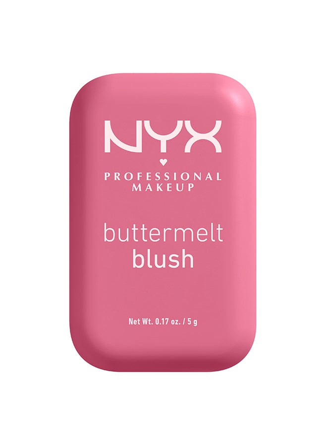 NYX PROFESSIONAL MAKEUP أحمر خدود زبدة الزبد، أحمر خدود بودرة، يدوم حتى 12 ساعة، مقاوم للتلاشي والانتقال، للبشرة الدهنية - Image 2