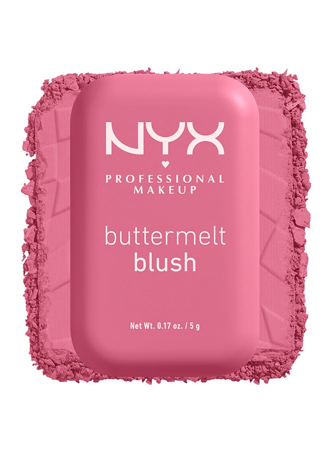 NYX PROFESSIONAL MAKEUP أحمر خدود زبدة الزبد، أحمر خدود بودرة، يدوم حتى 12 ساعة، مقاوم للتلاشي والانتقال، للبشرة الدهنية - Image 5