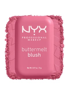 NYX PROFESSIONAL MAKEUP Buttermelt Blush, Powder Blush, Up To 12 H Wear, Fade & Transfer Resistant, For The Butta  - Image 4