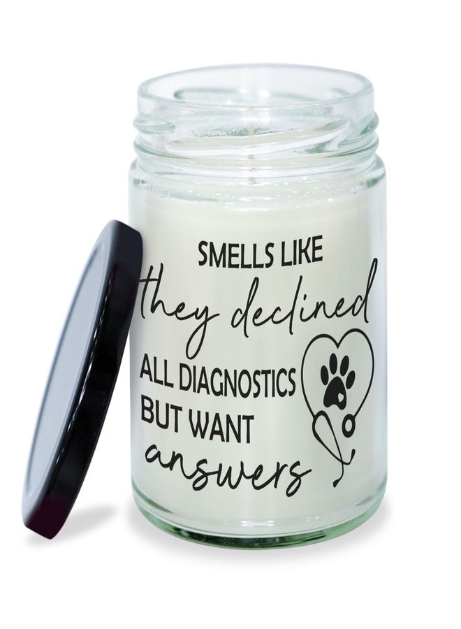MEDROC Funny Veterinary Medicine Candle - 9oz Vanilla, Vet Gifts for Women Men, Vet Tech Week Gifts for Technician Veterinarian Assistant Receptionist Animals Care Doctor - Image 1