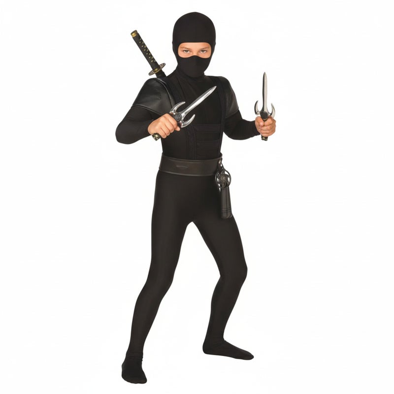 Morph Kids Ninja Costume, Ninja Costumes for Boys, Boys Halloween Costume, Halloween Costumes for Kids, Medium - Image 5