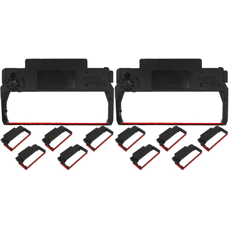 12 pcs Printer Ribbon Ink Ribbon Holder Replacement Ink Ribbon Holder Cash Registers Ink Ribbon - Image 1