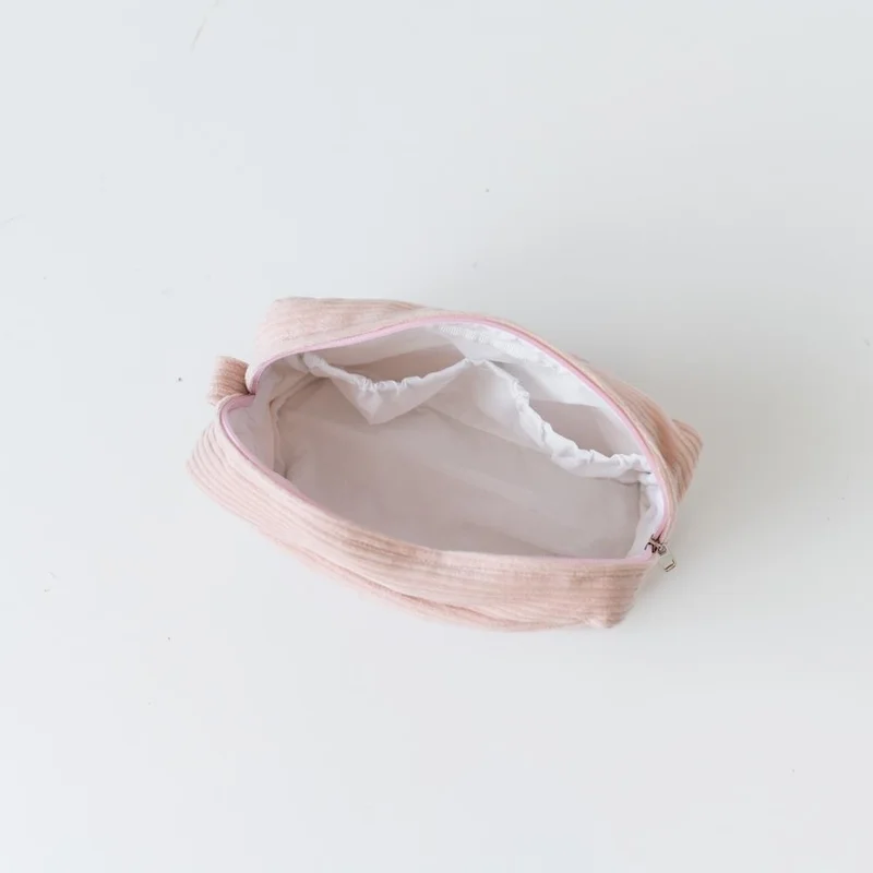 Mama Yoyo Velvet Organizer Bag Powder - Rabbit Embroidery