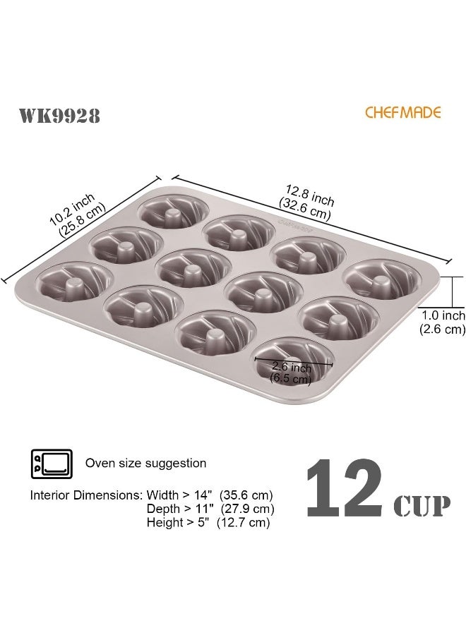 CHEFMADE WK9928 12 Cup Non-Stick Cyclone Cake Mold - Image 2