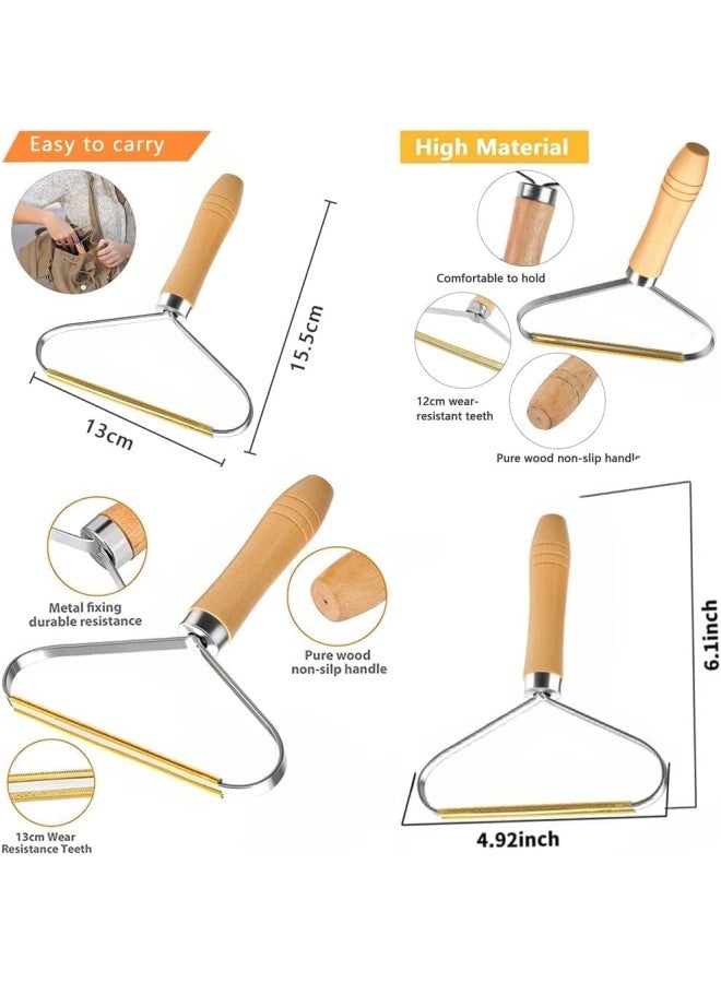 Premify 2  Pieces Pet Hair Remover | Lint Remover On Carpet | Cat Hair Remover | Dog Hair Remover | Reusable Lint Shaver Roller Cleaner, Clothing, Fabric Sofa, Furniture, Car - Image 2