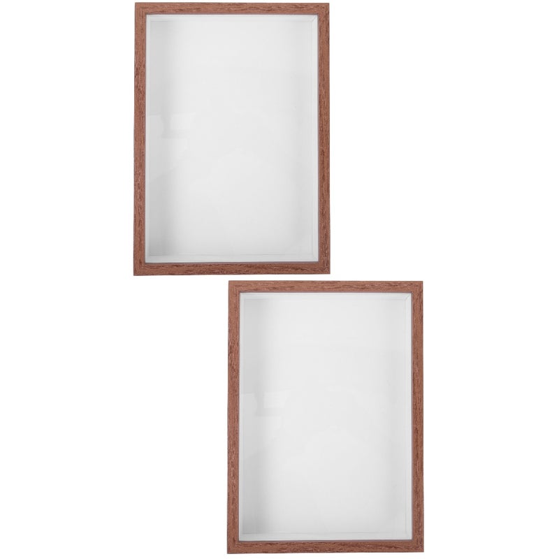 2pcs Wood Picture Frame DIY Dried Flower Frame Desktop Specimen Display Frame Holder for Diy - Image 1