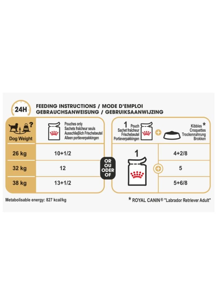 ROYAL CANIN Breed Health Nutrition Labrador (Wet Food - Pouches) 10 x 140g - Image 3