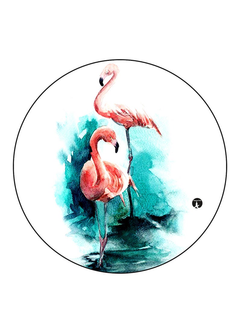 Flamingos Printed Mouse Pad Multicolour