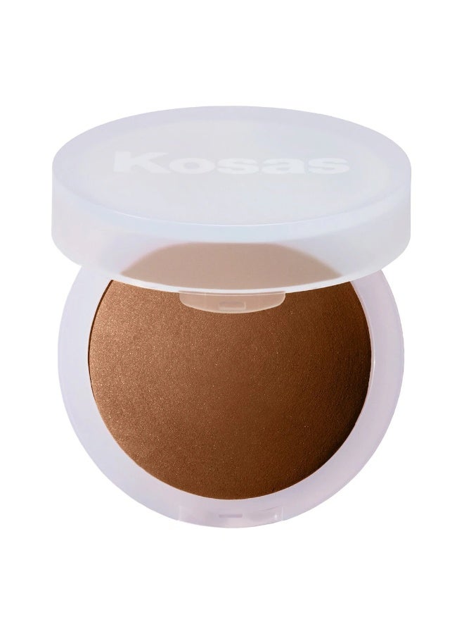 Kosas Cloud Set Makeup Setting Powder _Silky - Deep Sheer Tan - Image 1