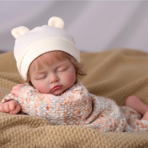 BABESIDE Lifelike Reborn Baby Dolls Girl for Kids Grandkids Aged 3 Years 17 Inch Cute Soft Vinyl Realistic Baby Doll with Complete Accessories ASTM F963 and EN71 Safety Standards - Image 5