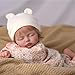 BABESIDE Lifelike Reborn Baby Dolls Girl for Kids Grandkids Aged 3 Years 17 Inch Cute Soft Vinyl Realistic Baby Doll with Complete Accessories ASTM F963 and EN71 Safety Standards - Image 4