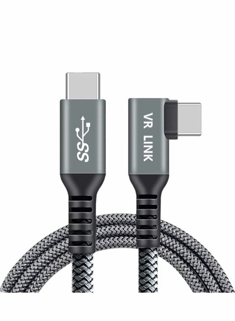 Y&D Link Cable 16FT 5M VR Headset USB 3.2 Gen1 High Speed Data Transfer & Fast Charging Type C to with A Male Adapter Manager - Image 1