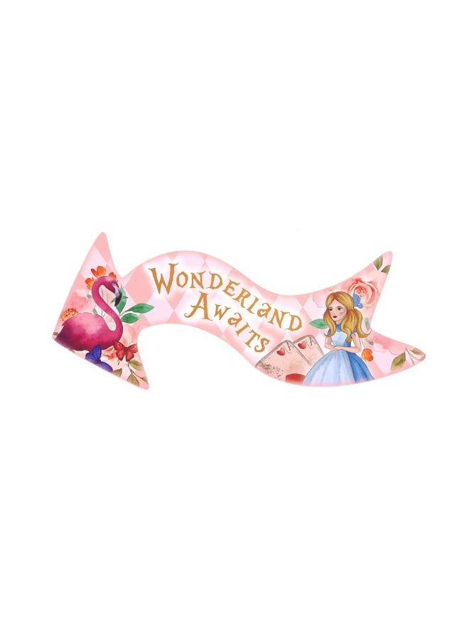 ASVP Shop Alice in Wonderland Party Arrow Signs - Pack of 24 Arrow Signs - Including String - Mad Hatters Tea Party Supplies Props - Image 4