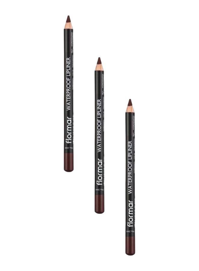 flormar قلم تحديد الشفاه المقاوم للماء 244 صوص الشوكولاتة - Image 1