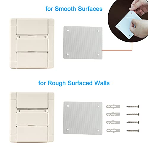 TFY Tablet Wall Mount, Adjustable, Fits 2.7-3.9 Inch and 4.2-7.4 Inch Devices, White - Image 4