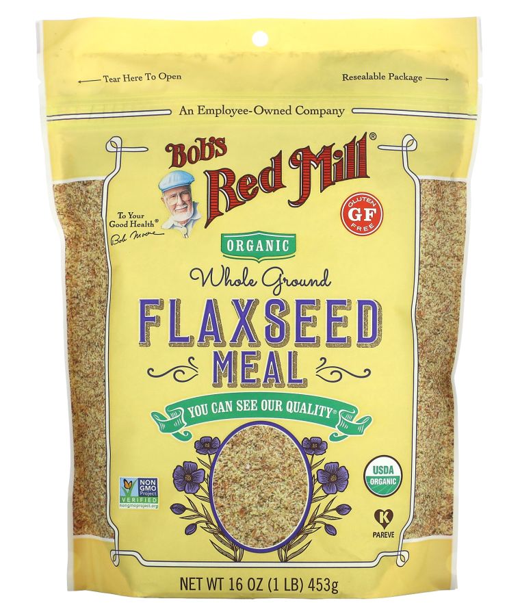 Bob's Red Mill Organic Flaxseed Meal Whole Ground 1 lb (453 g)