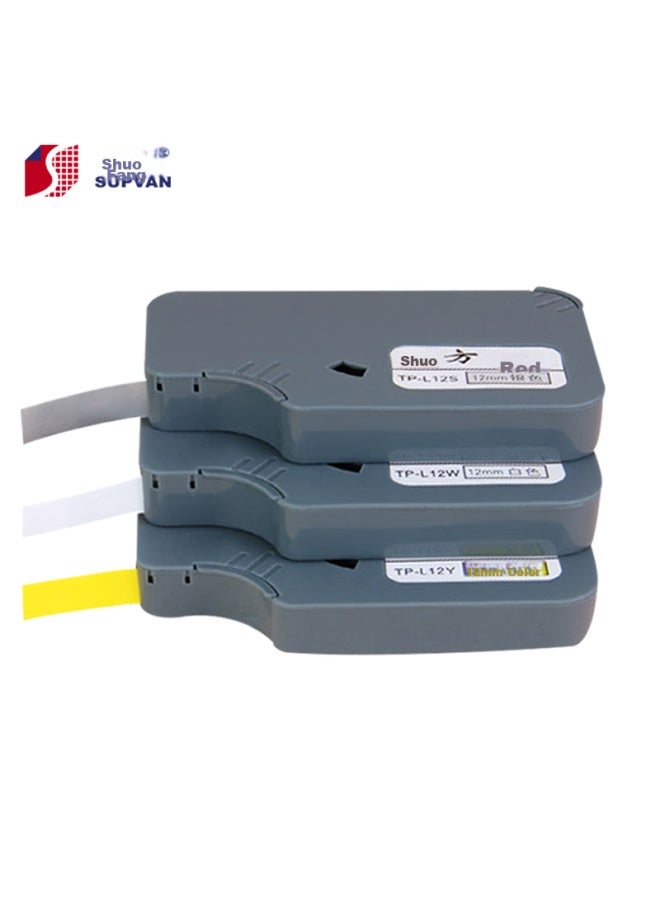Shuofang Line Numbering Machine Sticker, 12mm White Adhesive Tape, Tp60i Tp66i Coding Machine, Typewriter Ribbon, Sticker, Tp-l12w - Image 4