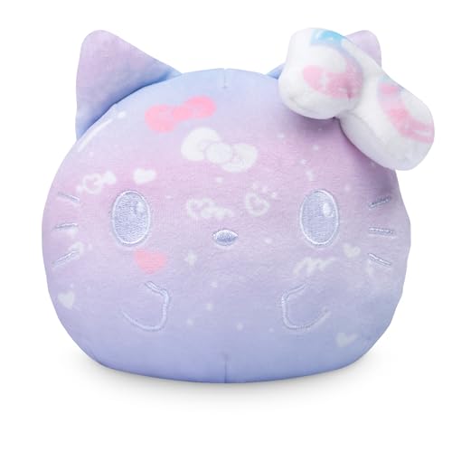 TeeTurtle Hello Kitty 50th Anniversary Reversible 4 Plushie Purple Officially Licensed Sanrio Soft Special Edition Stuffed Animal - Image 1