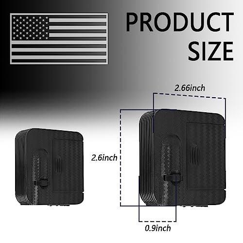 CXCCOI 2PCS Car Door Lights Logo Projector,HD Car Welcome Light LED Courtesy Light for Cool Auto Decorations,Universal Auto Door Projector Lights Fit All Vehicle Models (Black Flag) - Image 2