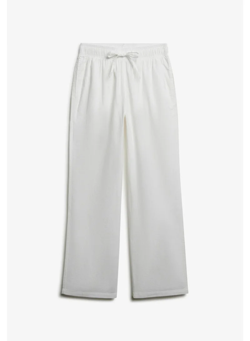 سوبر دراي Cotton Linen Elastic Trousers