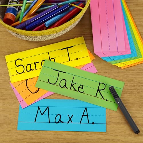 Astrobrights Word Strips, 3" x 8", 65 lb./176 GSM, 5-Color Assortment, 100 Count (91040) - Image 3