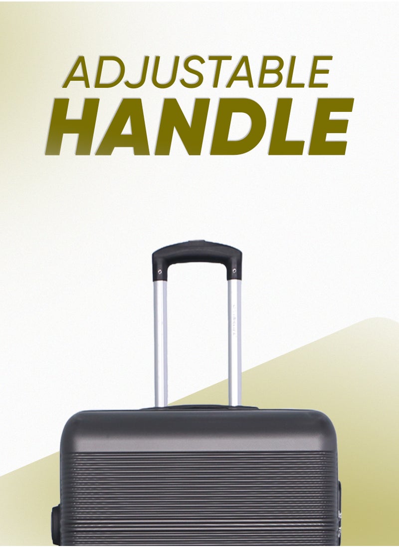 STARLIFE 3 Piece ABS Hard side Trolley Luggage Set Spinner Wheels with Number Lock  - Image 2