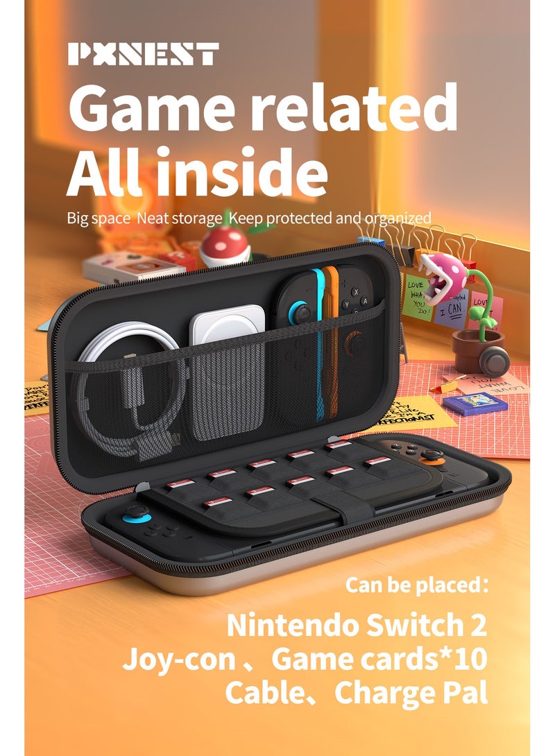 Pxnest Switch Carrying Case for Nintendo Switch 2 ,Nintendo case,High-Capacity Travel Carrying Case for Nintendo Switch2 Console & Accessories - Image 1