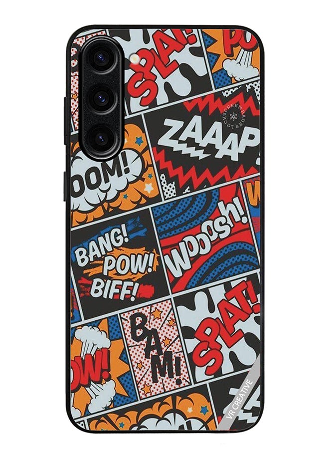 VR CREATIVE Protective Case Cover For Samsung Galaxy S24 Plus Pop Art Design Multicolour - Image 1