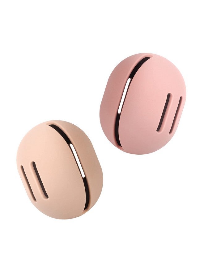 FERYES 2 Pcs Makeup Sponge Holder - Shatterproof Eco-Friendly Silicone Beauty Make Up Blender Case For Travel - Image 1