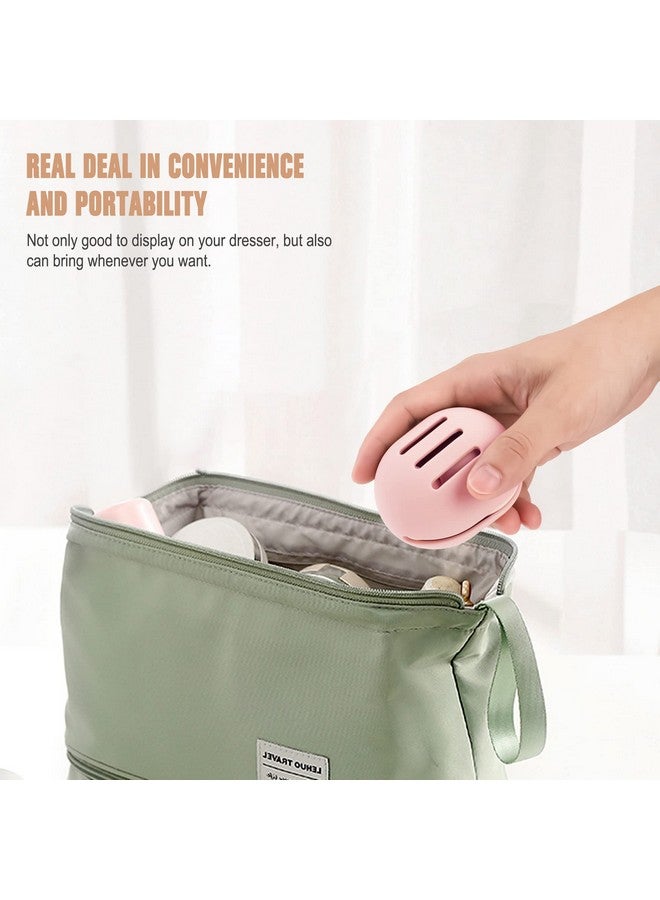 FERYES 2 Pcs Makeup Sponge Holder - Shatterproof Eco-Friendly Silicone Beauty Make Up Blender Case For Travel - Image 2