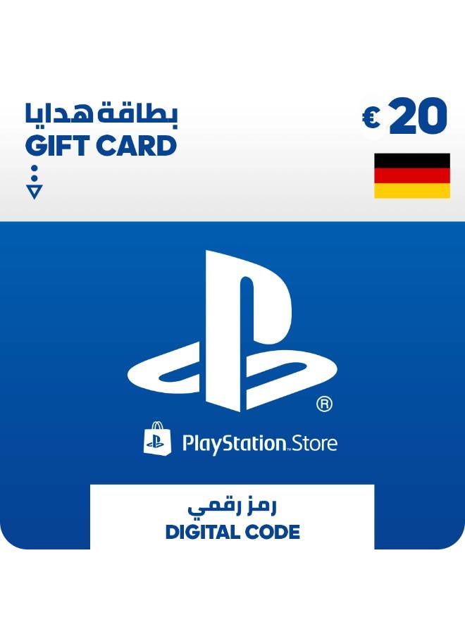 PlayStation Store Digital Code Gift Card - Germany 20 Euro