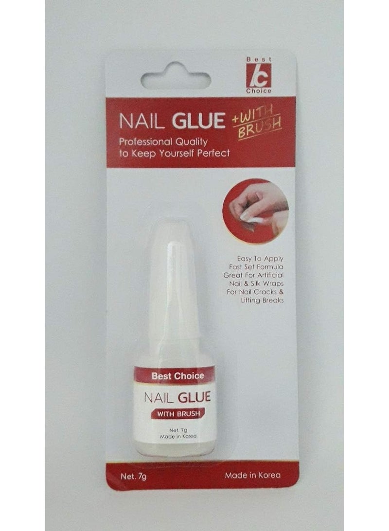 Best Choice Korean Nail Glue with Brush 10g - Image 1