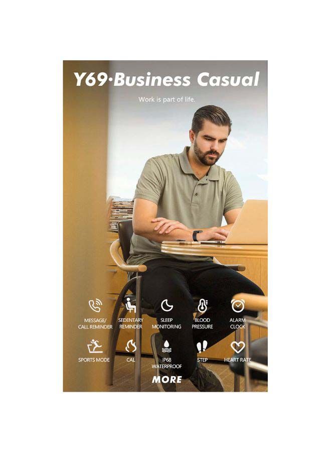 نيبمينينت ساعة يد ذكية مضادة للماء أسود - Image 2