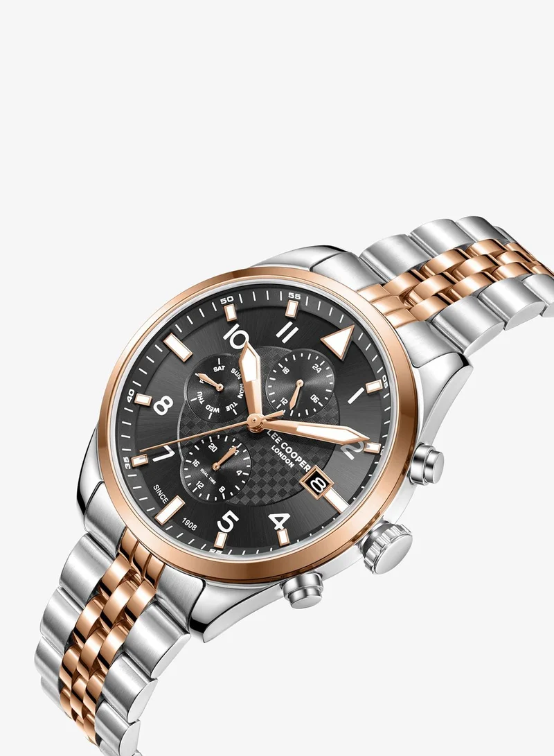 Lee Cooper Men's METAL Multi Function Watch LC08318.560 - 41 mm