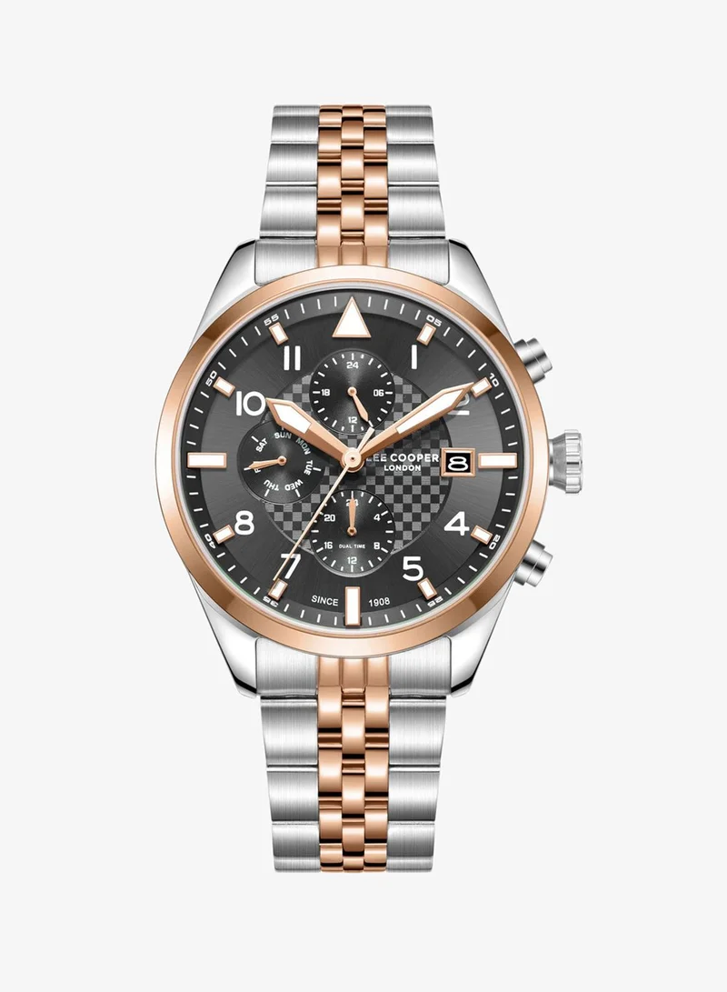 Lee Cooper Men's METAL Multi Function Watch LC08318.560 - 41 mm