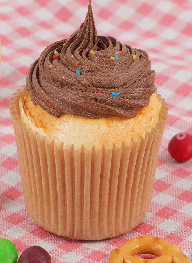 Caperci Standard Natural Cupcake Liners for Baking 200 Counts - Caperci Greaseproof Muffin Baking Cups for Wedding Birthday Party Baby Shower Festivals (Natural) - Image 4