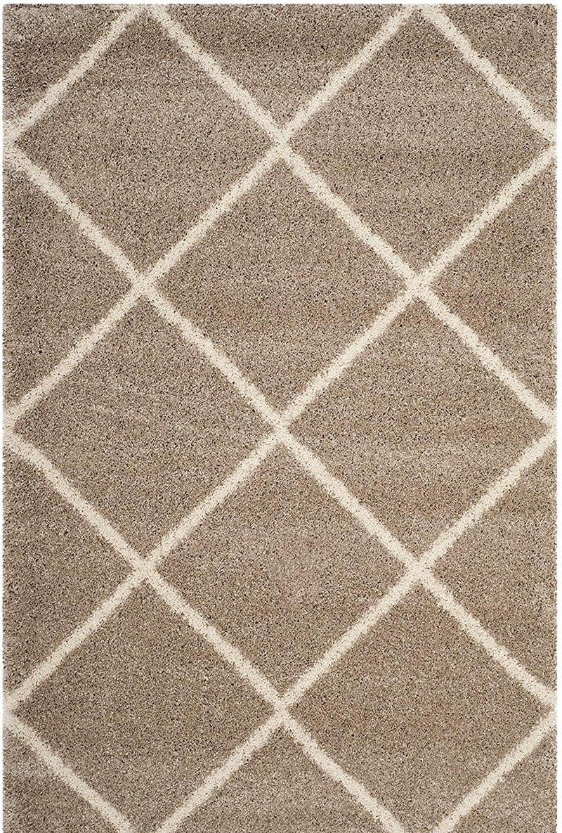 GLOY ® Anti-Slip Fluffy Fur Rug & Polyester Large Shaggy Carpet for Living Room, Bedroom, Office, Guest Room (3x6 Feet, Beige Ivory Box) - Image 5